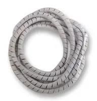 SLEEVING, SPIRAL, PE, 9MM, GRY, 5M 161-41205
