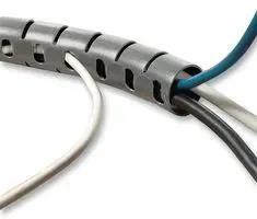 SLEEVING, SPIRAL, 27MM, BLACK, 25M 161-64401