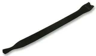 LOOP TIE, BLACK, 330X12.5MM, PK10 130-00019