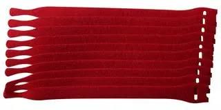 LOOP TIE, RED, 200X12.5MM, PK10 130-00014