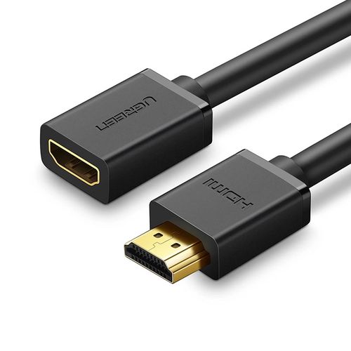 Ugreen HD107 10146 HDMI (Male) - HDMI (Female) 4K Cable 5m - Black, Ugreen 10146-ugreen 10146-ugreen