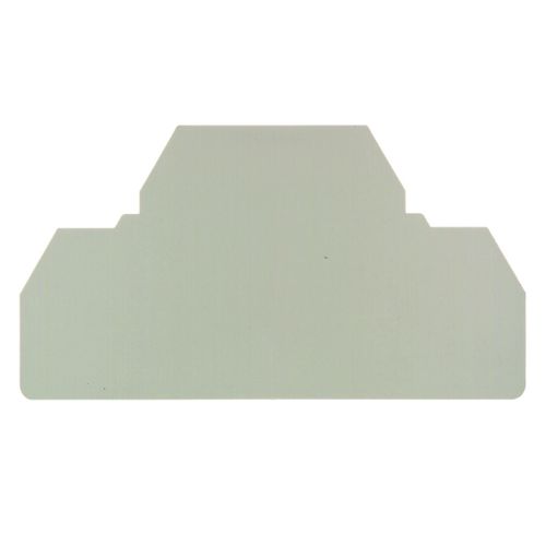 Partition plate (terminal), End and intermediate plate, 92.6 mm x 41.5 mm, dark beige Weidmuller 1924910000 04032248565436