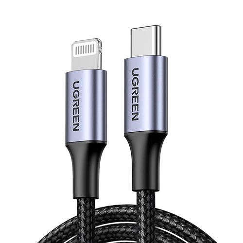 Ugreen US304 60759 Lightning - USB-C 2.0 MFi Cable 1m - Gray, Ugreen 60759-ugreen 60759-ugreen