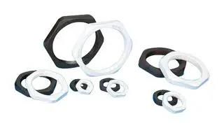 LOCKNUT, BLACK, M12, PK100 1262120150