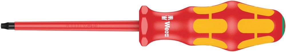 167 i VDE Insulated screwdriver for TORX® screws, TX 25x100, Wera 05006176001