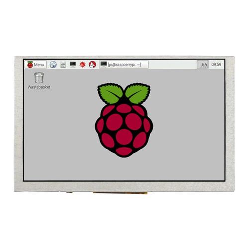 Screen DPI - LCD IPS 5'' 800x480px for Raspberry Pi 4B/3B+/3B/Zero - Waveshare 16381 WSR-15511 5904422323905