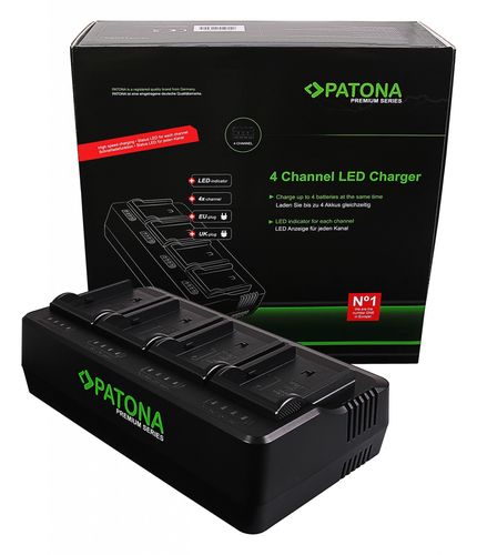 PATONA Premium 4-fold Charger for Sony BP-U30 BP-U60 BP-U90 BP-U95, PATONA 1691 4055655217651