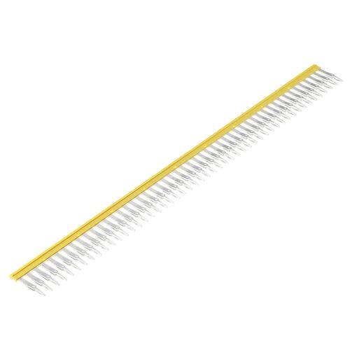 Cross-connector (terminal), Plugged, Number of poles: 50, Pitch in mm: 5.10, Insulated: Yes, 24 A, yellow Weidmuller 1693890000 04008190883737