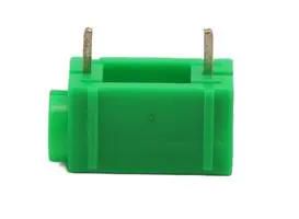 SOCKET, 4MM, PCB, GREEN 24.243.4