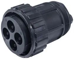 CIR CONN, PLUG, 3POS, SIZE 20, CRIMP APC06-20-3S