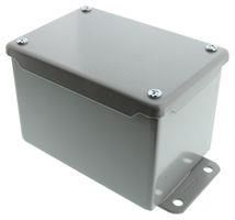 ENCLOSURE, JUNCTION BOX, STEEL, GRAY A6044SC