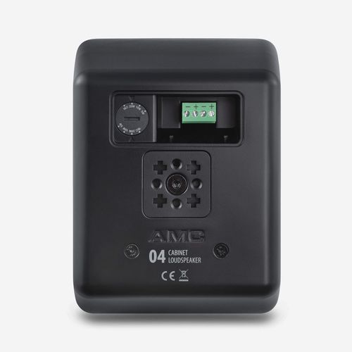 AMC 04 wall mount plastic loudspeaker, black, AMC 04B 4779027627625