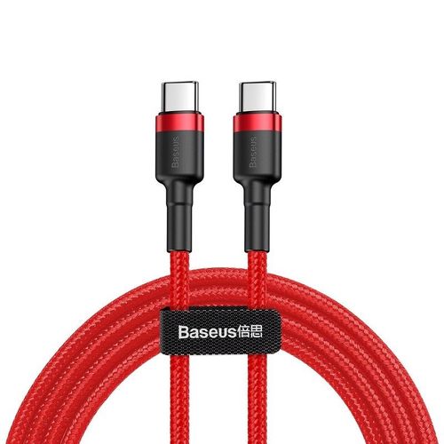 Baseus Cafule PD2.0 60W flash charging USB For Type-C cable (20V 3A) 2m Red, Baseus CATKLF-H09