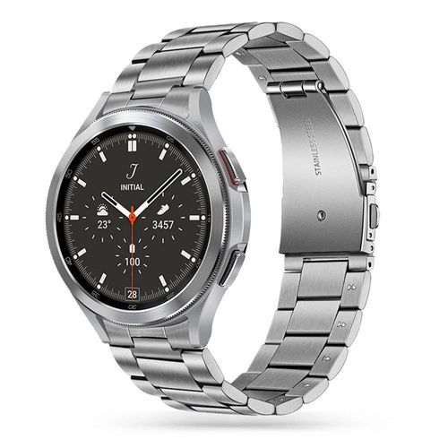 Tech-Protect Stainless Bracelet for Samsung Galaxy Watch 4 / 5 / 5 Pro / 6 / 7 / FE - Silver, Tech-Protect 5906302302475 5906302302475