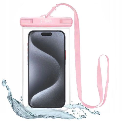 Tech-Protect Waterproof Case UWC7 waterproof for devices up to 6.9&quot; - pink, Tech-Protect 5906302304479 5906302304479