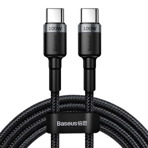 Baseus Cafule PD2.0 100W flash charging USB For Type-C cable (20V 5A)2m Gray+Black, Baseus CATKLF-ALG1