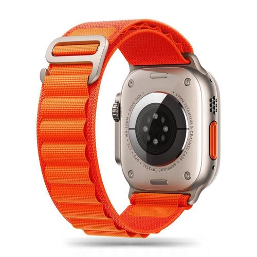 Tech-Protect Nylon Pro Strap for Apple Watch 4 / 5 / 6 / 7 / 8 / 9 / SE / Ultra 1 / 2 (42/44/45/49 mm) - Orange, Tech-Protect 5906203696956 5906203696956