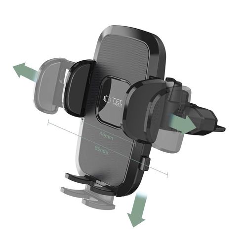 Tech-Protect V3 Car Phone Holder for CD Drive - Black, Tech-Protect 5906203697090 5906203697090