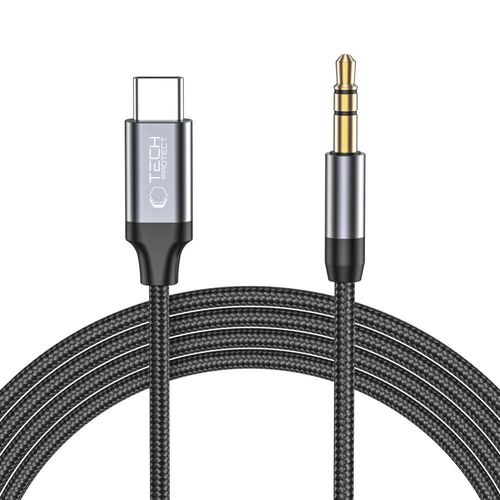 Tech-Protect UltraBoost audio USB-C / 3.5mm mini jack cable 1 m - black, Tech-Protect 5906203697106 5906203697106