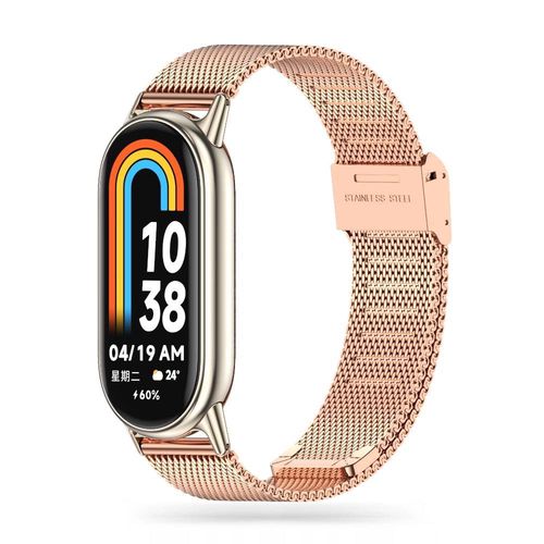 Tech-Protect MilaneseBand Strap for Xiaomi Smart Band 8 / 8 NFC - Pink, Tech-Protect 5906302300969 5906302300969