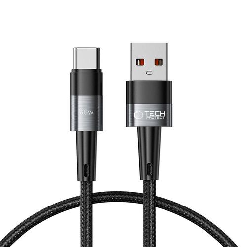 Tech-Protect UltraBoost USB-C / USB-A Cable 66W 6A 0.25m - Gray, Tech-Protect 5906203699575 5906203699575