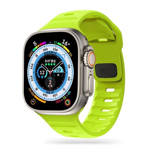 Tech-Protect IconBand Line for Apple Watch 4 / 5 / 6 / 7 / 8 / 9 / SE / Ultra 1 / 2 (42/44/45/49 mm) - lime, Tech-Protect 5906302300655 5906302300655