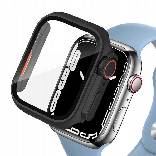 Tech-Protect Defense360 Case for Apple Watch 4 / 5 / 6 / SE (44mm) - Black-Orange, Tech-Protect 5906302300600 5906302300600