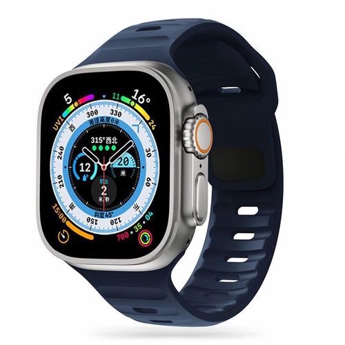 Tech-Protect IconBand Line Strap for Apple Watch 4 / 5 / 6 / 7 / 8 / 9 / SE / Ultra 1 / 2 (42/44/45/49 mm) - Navy Blue, Tech-Protect 5906302301447 5906302301447