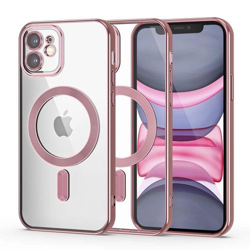 Tech-Protect MagShine Line MagSafe iPhone 11 Case - Pink, Tech-Protect 5906302301140 5906302301140