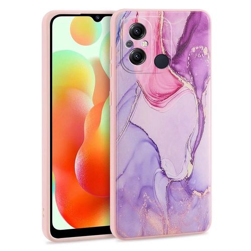 Tech-Protect Mood Case for Xiaomi Redmi 12C - Pink Marble, Tech-Protect 5906302301928 5906302301928