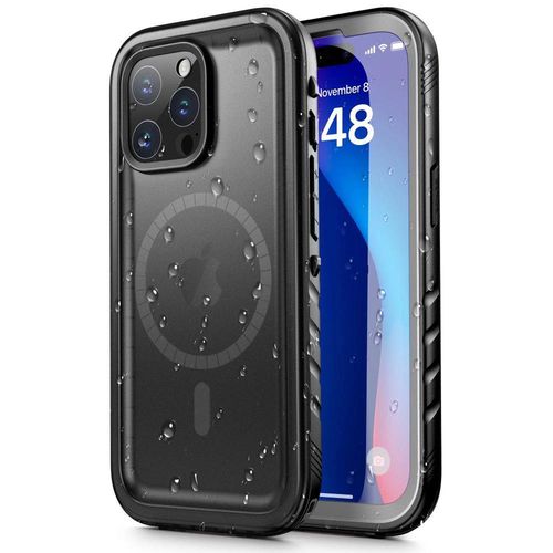 Tech-Protect ShellBox Case Waterproof IP68 with MagSafe for iPhone 15 Pro - Black, Tech-Protect 5906302302093 5906302302093