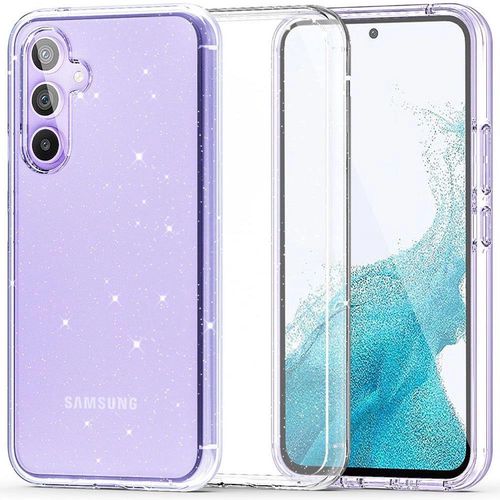Tech-Protect FlexAir Hybrid Case for Samsung Galaxy S23 FE - Clear-Glitter, Tech-Protect 9319456607031 9319456607031