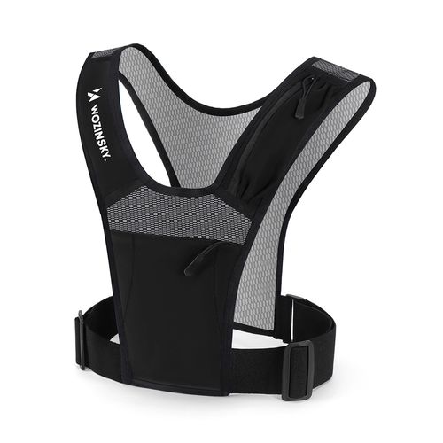 Wozinsky WKDB1 Reflective Running Vest - Black, Wozinsky 5907769364402 5907769364402