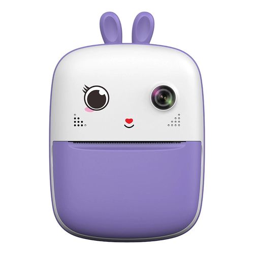 Mini Thermal Printer for Kids with Camera and Camcorder - Purple, Hurtel 5907769364426 5907769364426