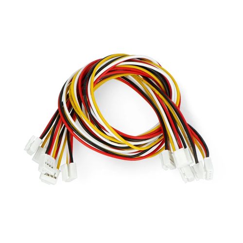 Grove - set of 5 female-female 4-pin - 2mm/30cm with latch SEE-04398 5903351247221