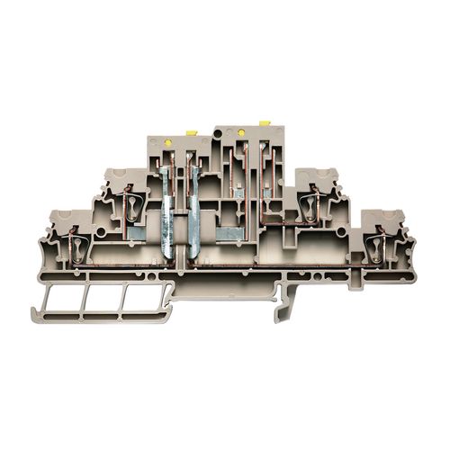 Multi-tier modular terminal, Tension-clamp connection, 2.5 mm², 400 V, 16 A, Number of levels: 2, dark beige Weidmuller 1745400000 04032248003389