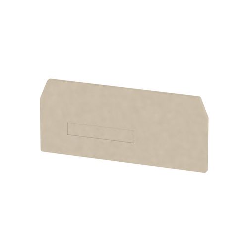 Partition plate (terminal), End and intermediate plate, 74 mm x 42.8 mm, dark beige Weidmuller 1748660000 04008190996741