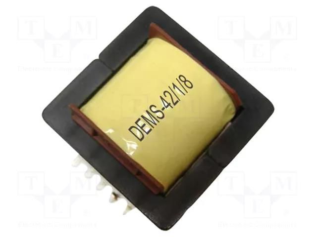 Inductor: wire; THT; 1000uH; 8A; 155mΩ; 43x43x36mm; horizontal FERYSTER DEMS-42/1.0/8