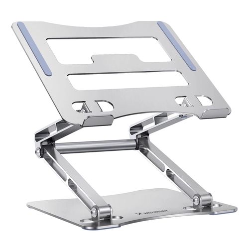 Wozinsky WRS-CPY75DSS aluminum laptop stand with additional smartphone stand - silver, Wozinsky 5907769364631 5907769364631