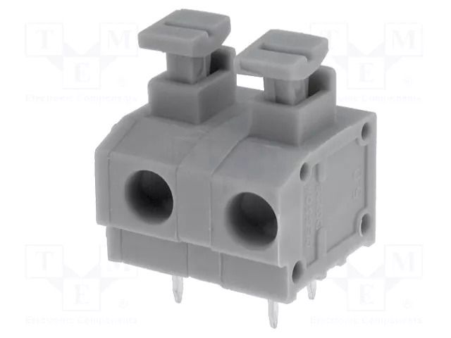 Connector: PCB terminal block; terminal; 15A; 450V; angled 90° DEGSON ELECTRONICS DG235-7.5-02P