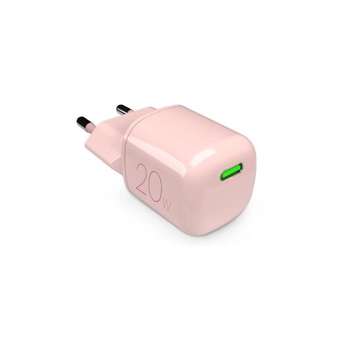 Puro 20W GaN USB-C Wall Charger - Pink, Puro Elektrik PUFCMTCUSBC20WGROSE PUFCMTCUSBC20WGROSE