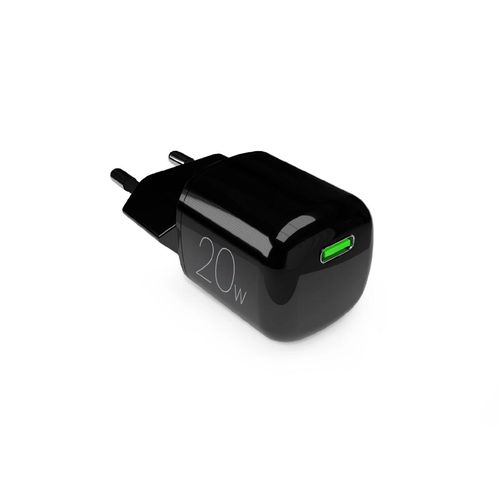 Puro 20W GaN USB-C Wall Charger - Black, Puro Elektrik PUFCMTCUSBC20WGBLK PUFCMTCUSBC20WGBLK