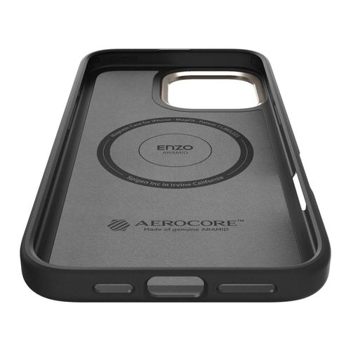 Spigen Enzo Aramid Mag Case with MagSafe for iPhone 16 Pro - Matte Black, Spigen 8809971233644 8809971233644