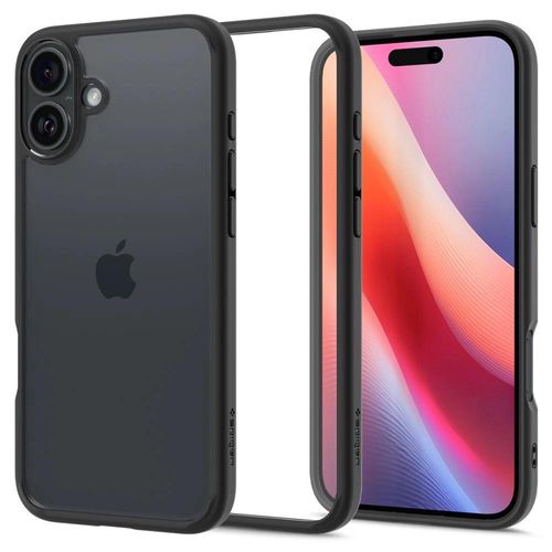 Spigen Ultra Hybrid iPhone 16 Plus Case - Matte Black, Spigen 8809971229876 8809971229876