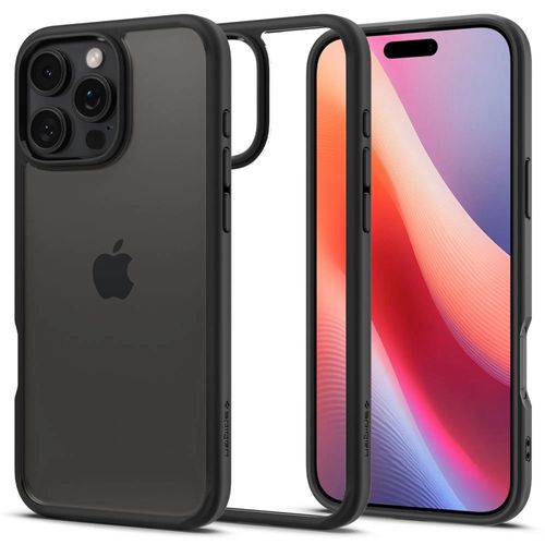 Spigen Ultra Hybrid Case for iPhone 16 Pro Max - Matte Black, Spigen 8809971229326 8809971229326