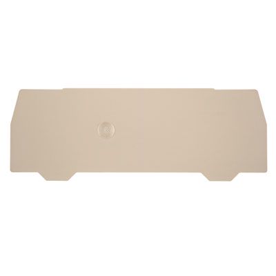 Partition plate (terminal), Intermediate plate, 105.8 mm x 38.35 mm, dark beige Weidmuller 1771870000 04032248126675