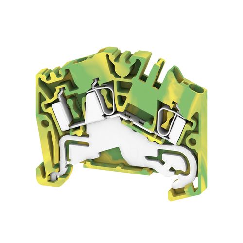 PE terminal, Tension-clamp connection, 2.5 mm², 800 V, Number of connections: 2, Number of levels: 1, Green/yellow Weidmuller 1772090000 04032248128730