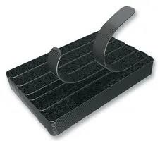 CABLE TIE, HOOK AND LOOP, STACKED, PK100 HLB2S-C0