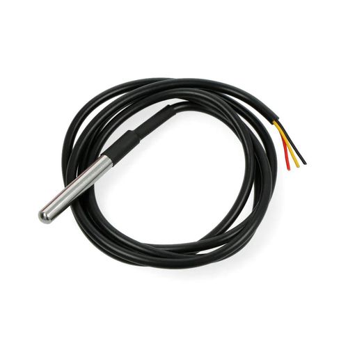 Waterproof probe with temperature sensor DS18B20 - 1m SES-01713 5903351242226