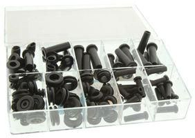 GROMMET KIT, 100 ASSORTED HOT KIT